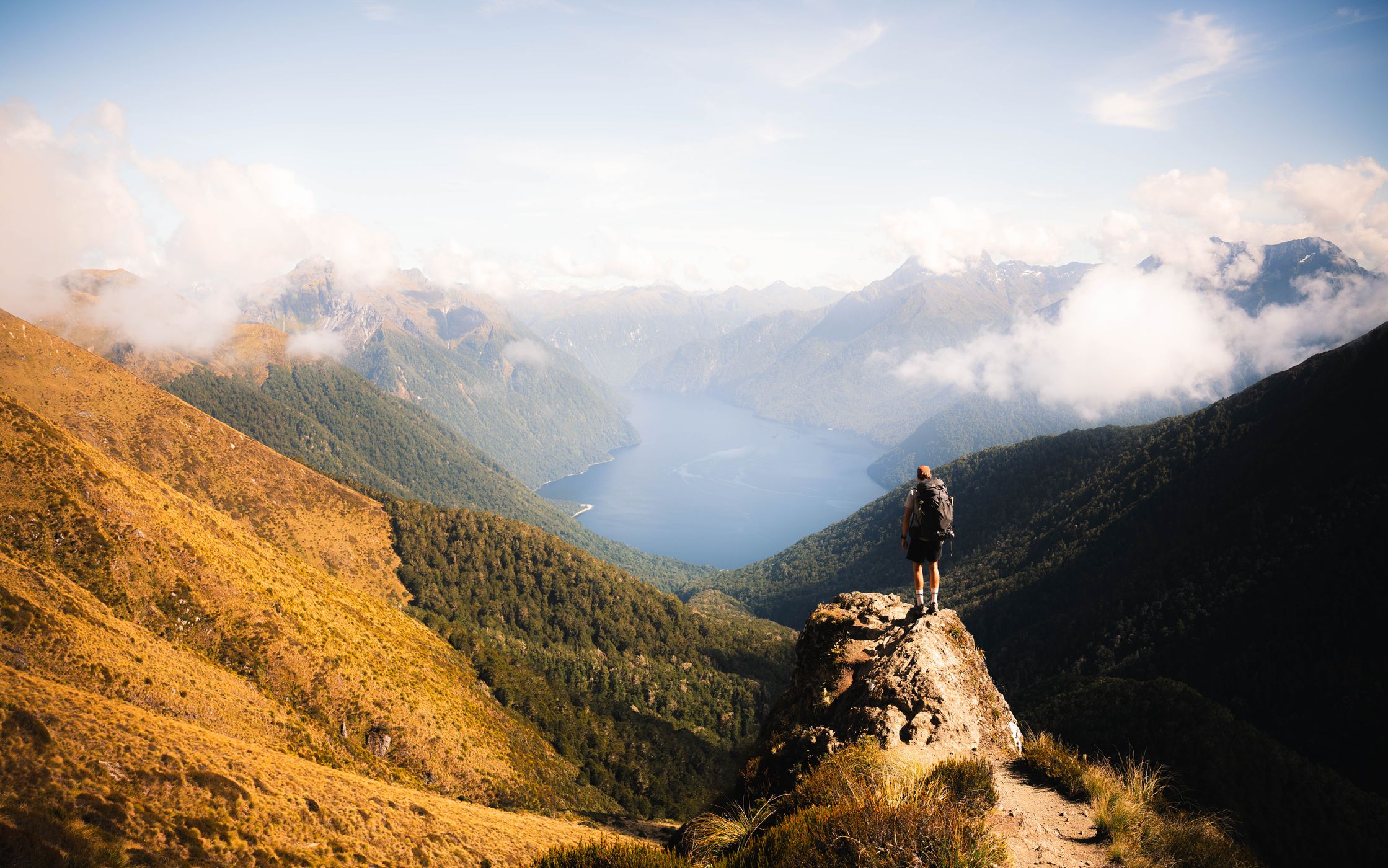 Kepler Track Fjord Lookout, New Zealand