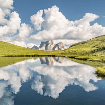 Lago delle Baste, Dolomiti, Italy