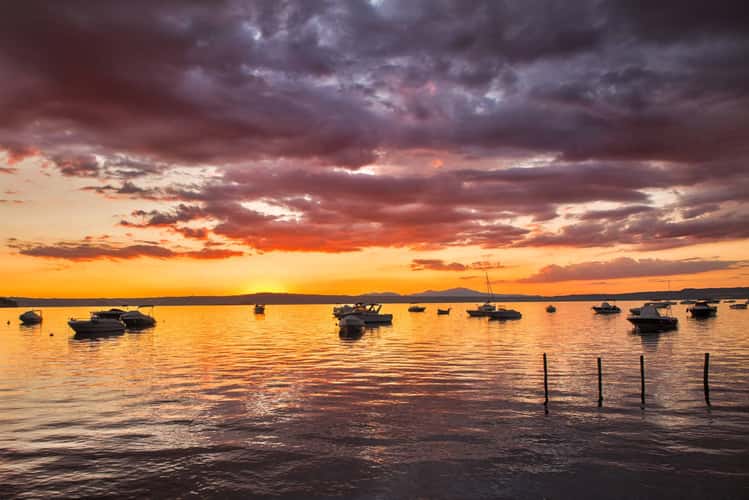 Lake Bolsena Sunset View (or Montefiascone Lakeside)
