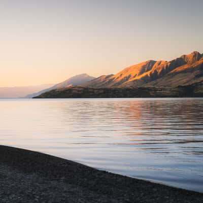Lake Hawea (from Kidds Bush Campsite), New Zealand