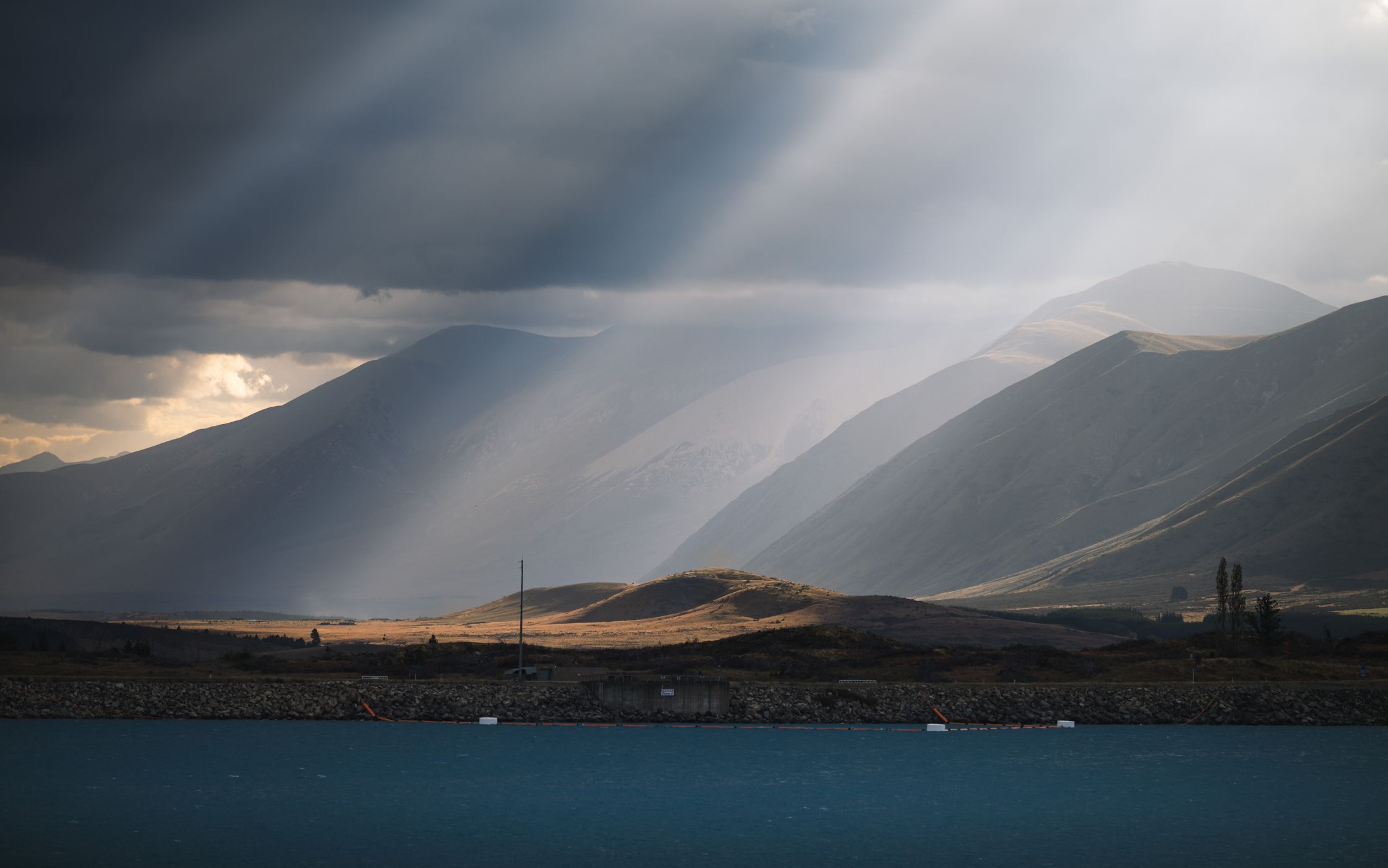 Lake Pukaki Camping View, New Zealand