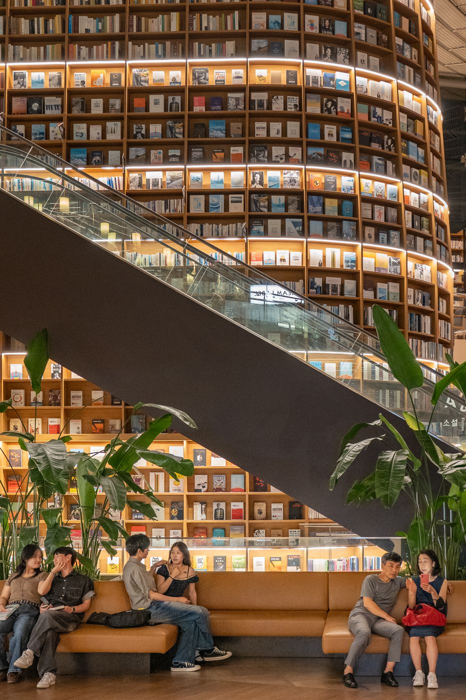 Library inside a Mall, South Korea