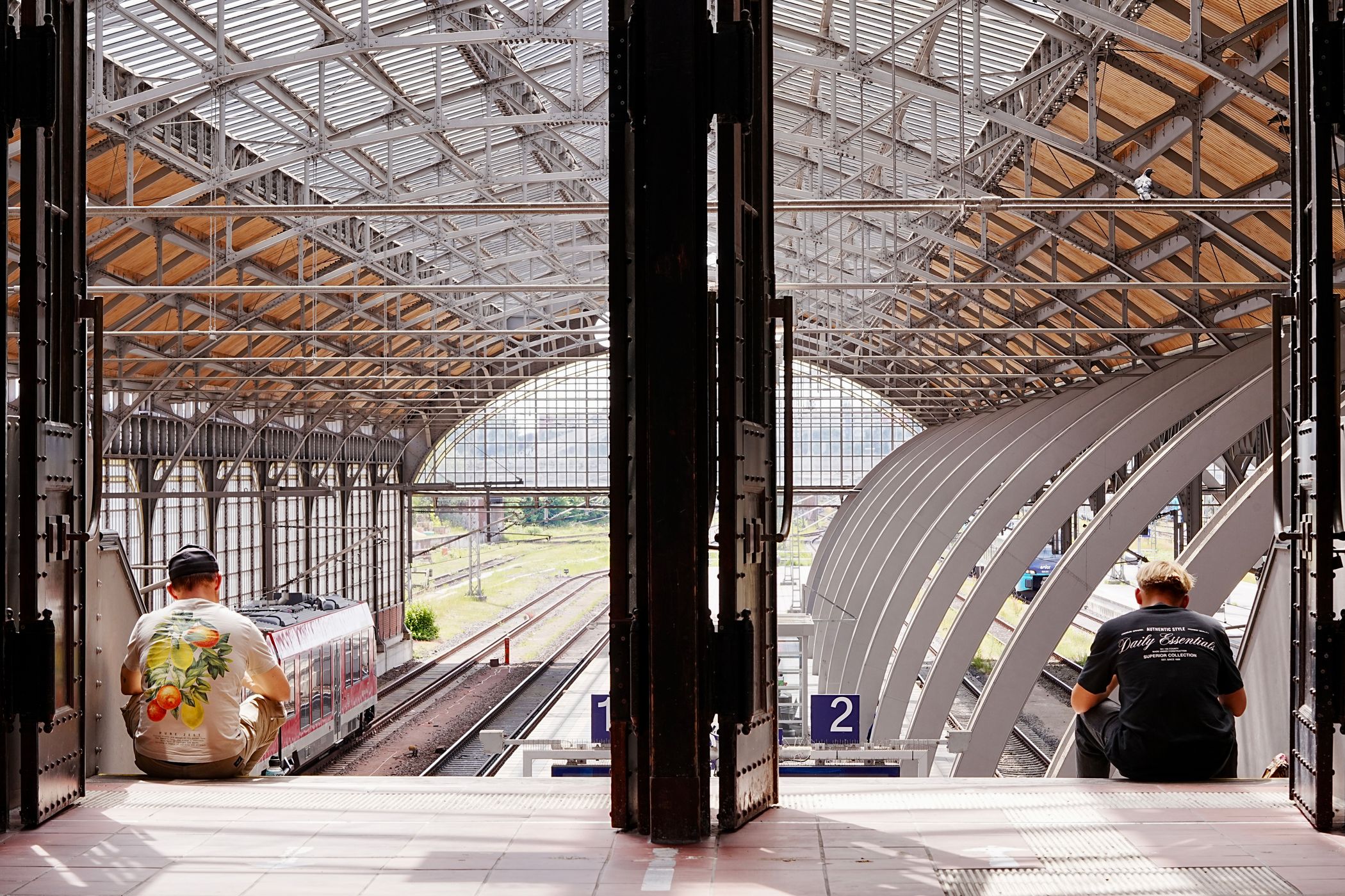 Luebeck Main Train Station, Germany