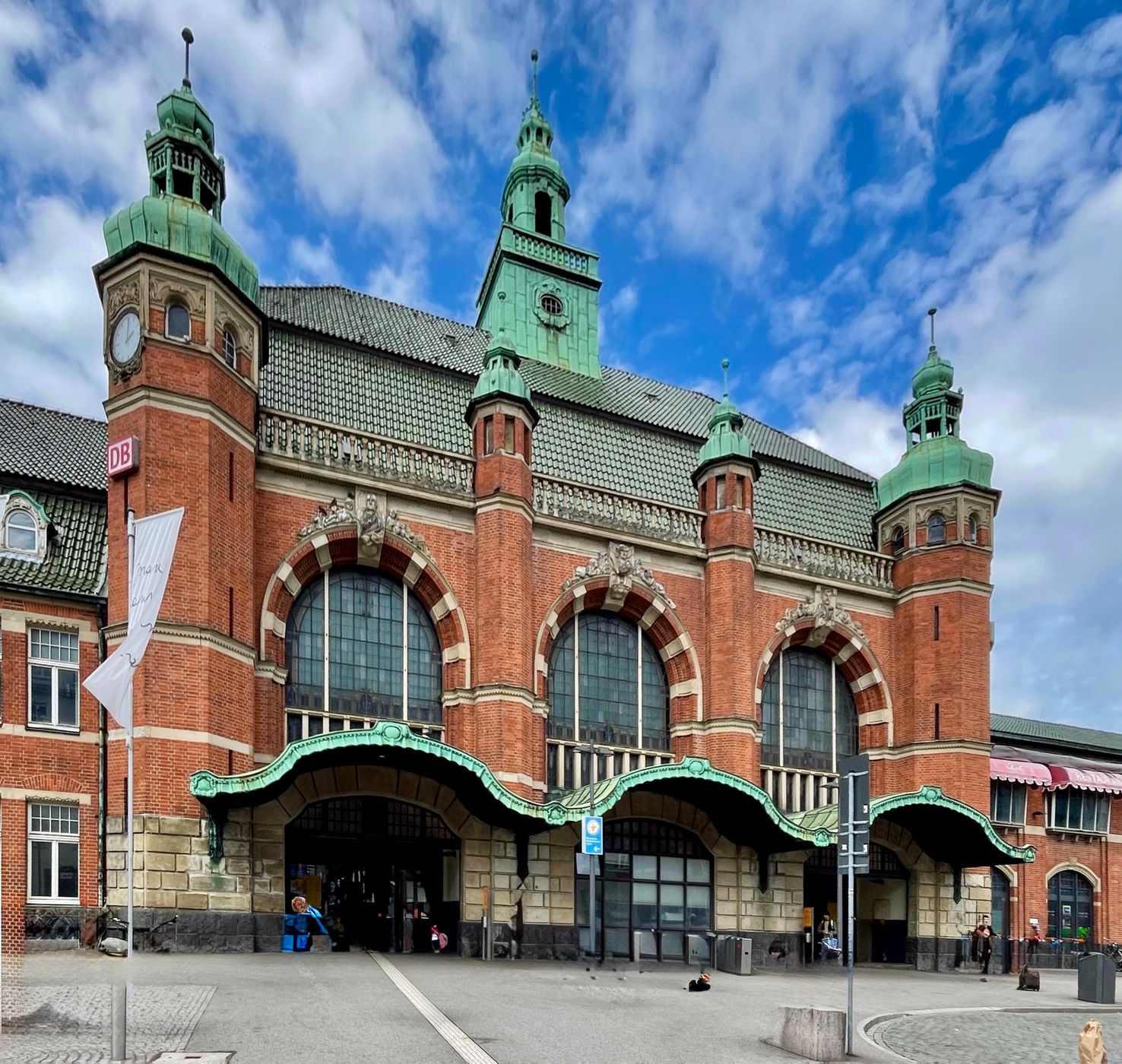Luebeck Main Train Station, Germany