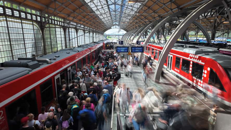 Luebeck Main Train Station