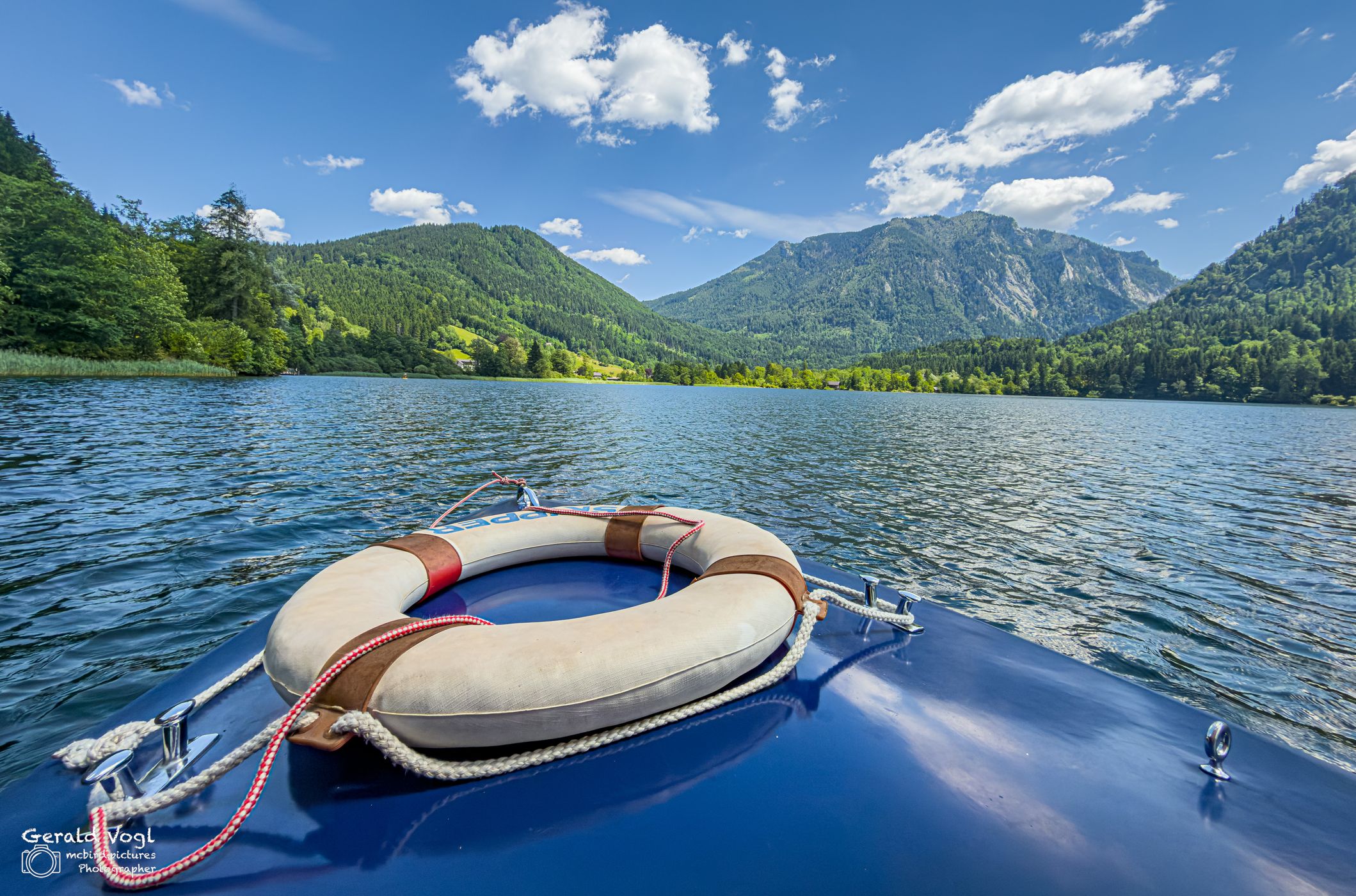 Exploring Lake Lunz by Boat, Austria