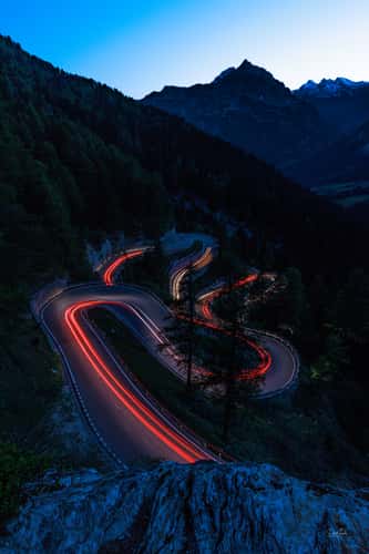 Maloja Pass Road