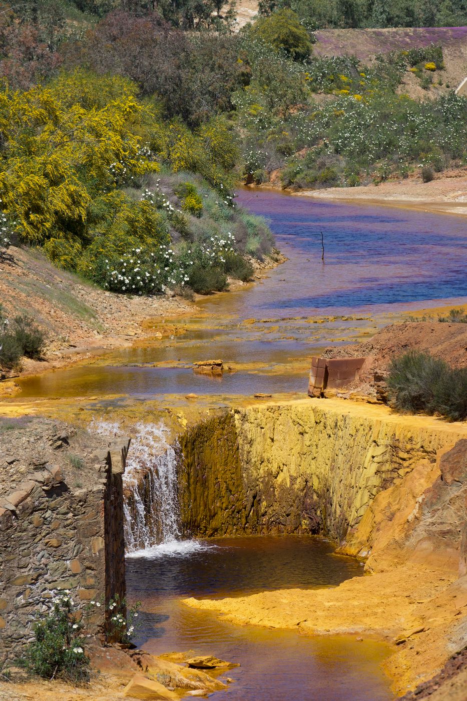 Minas de São Domingos Stream, Portugal