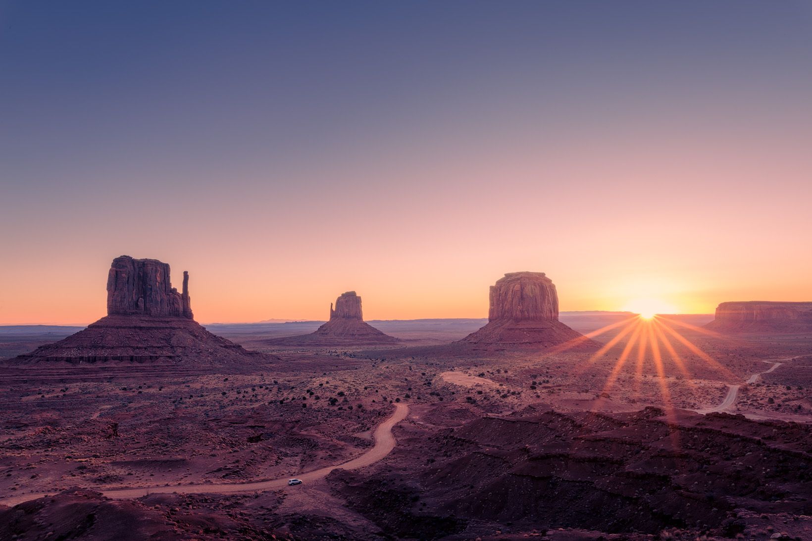 Monument Valley at sunrise, USA