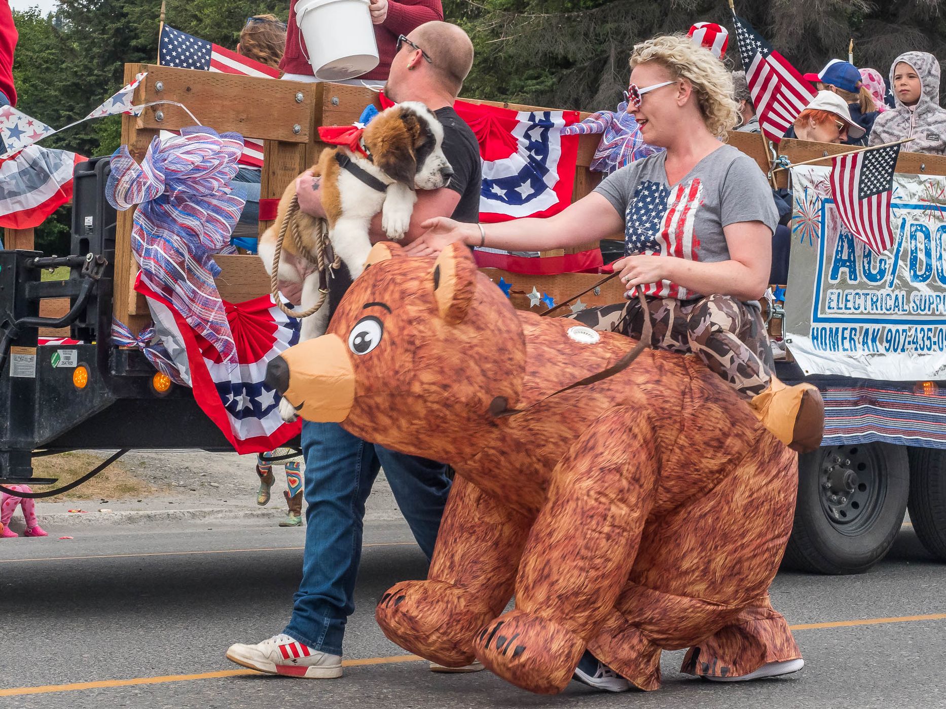 National Day Parade at Homer, USA