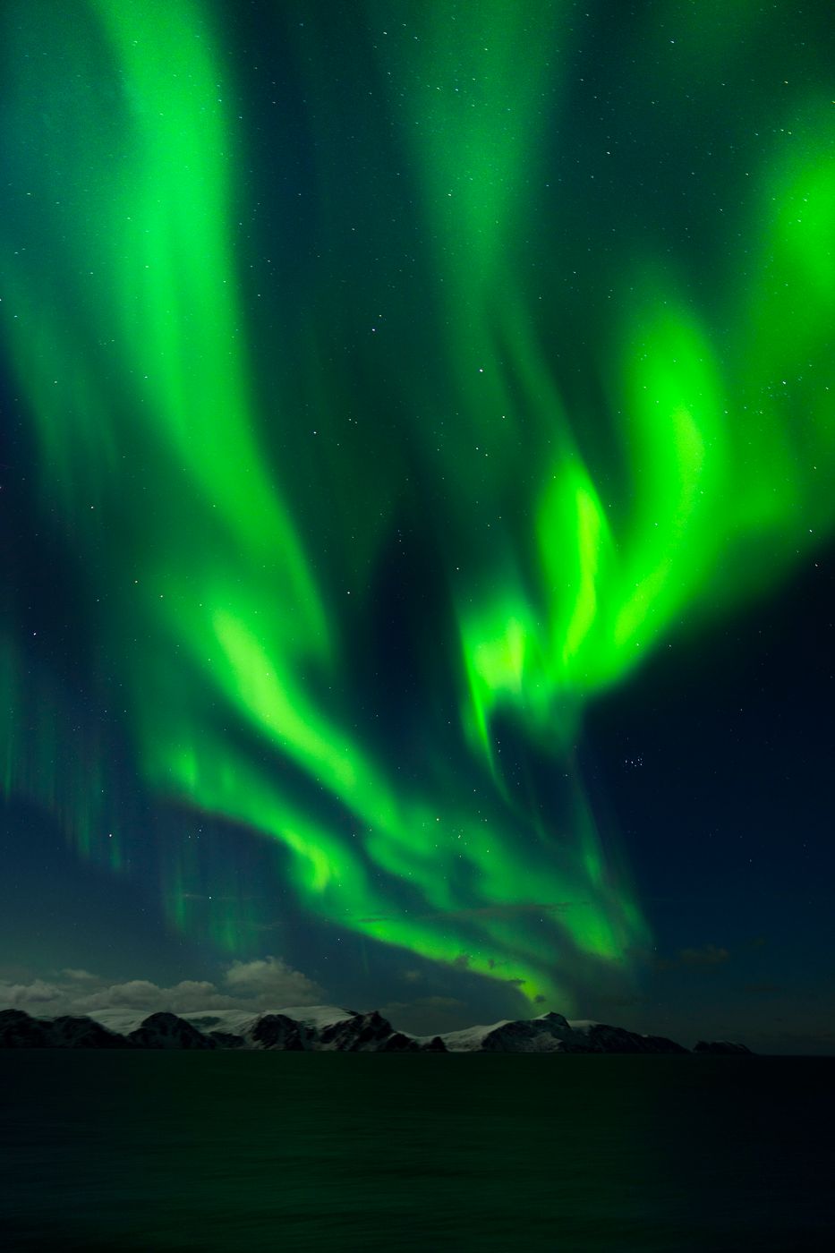 Northern lights in northern Norway, Norway