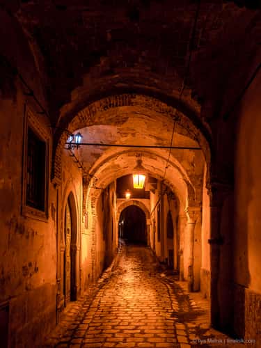 Old Town Streets of Tunis