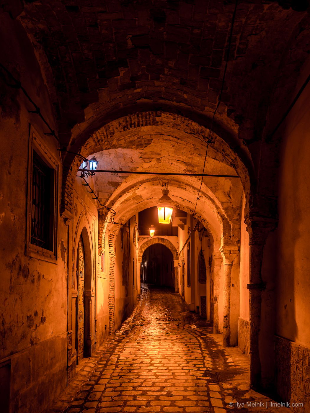 Old Town Streets of Tunis, Tunisia