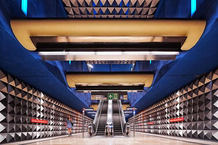Olympia-Einkaufszentrum Station, Munich