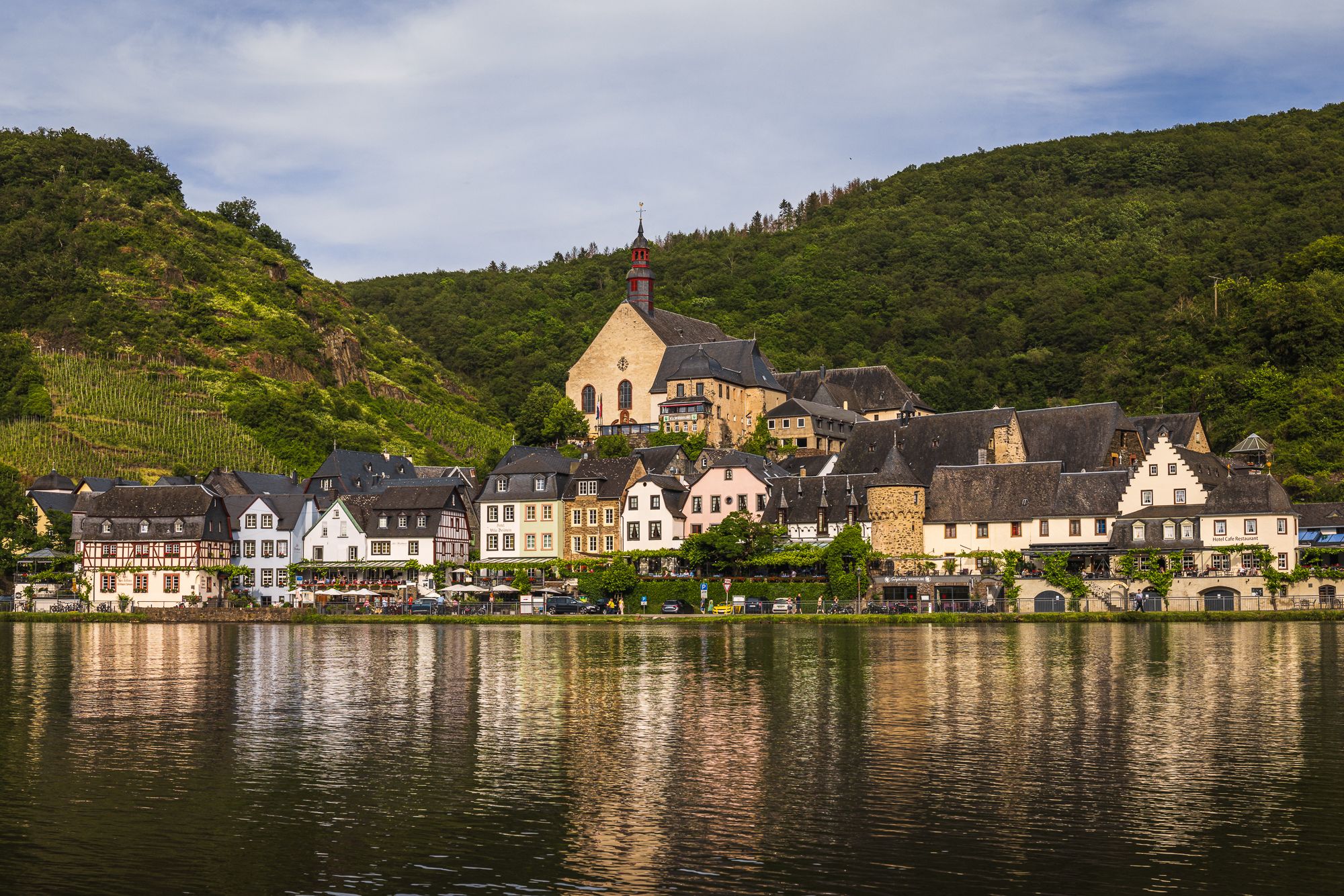 Panorama of Beilstein at Moselle, Germany