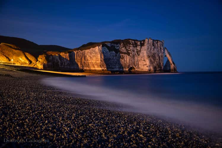 Porte d'Aval avec l'Aiguille à Étretat