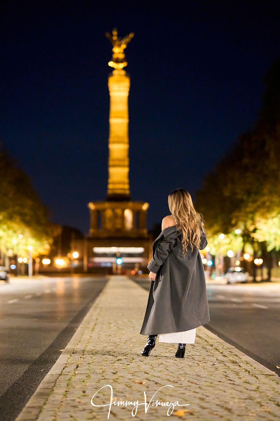 Portraits Spot with the Victory Column in the background, Germany