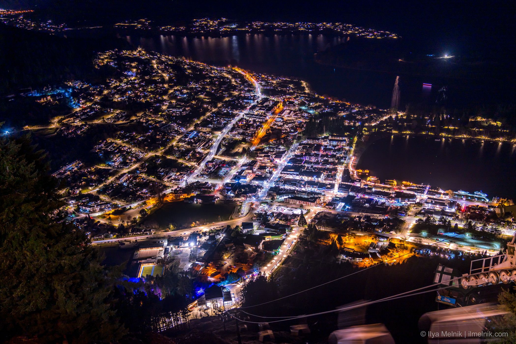 Queenstown NZ from  Bob's Peak/Skyline Gondola, New Zealand