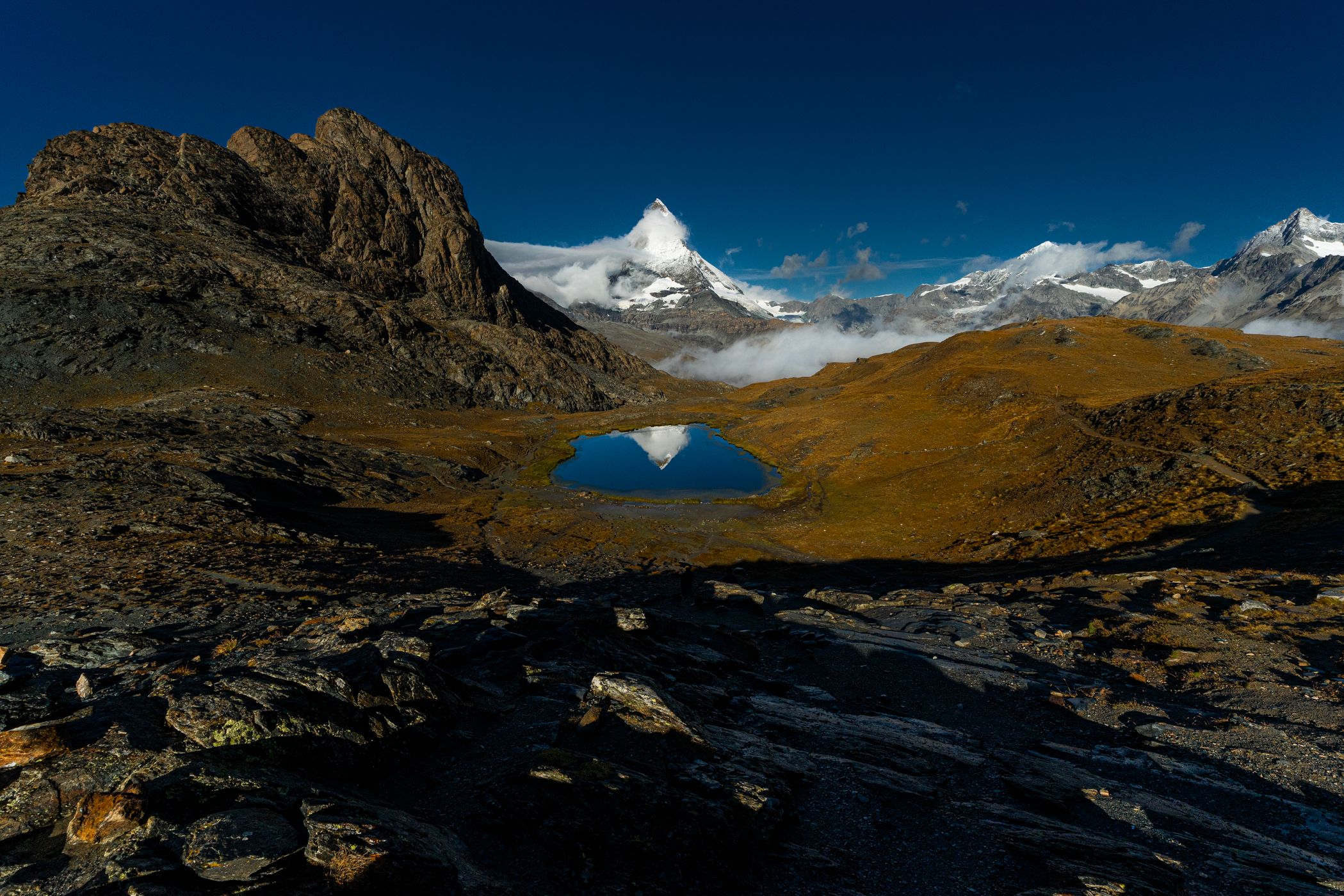 Riffelsee and Matterhorn view, Switzerland