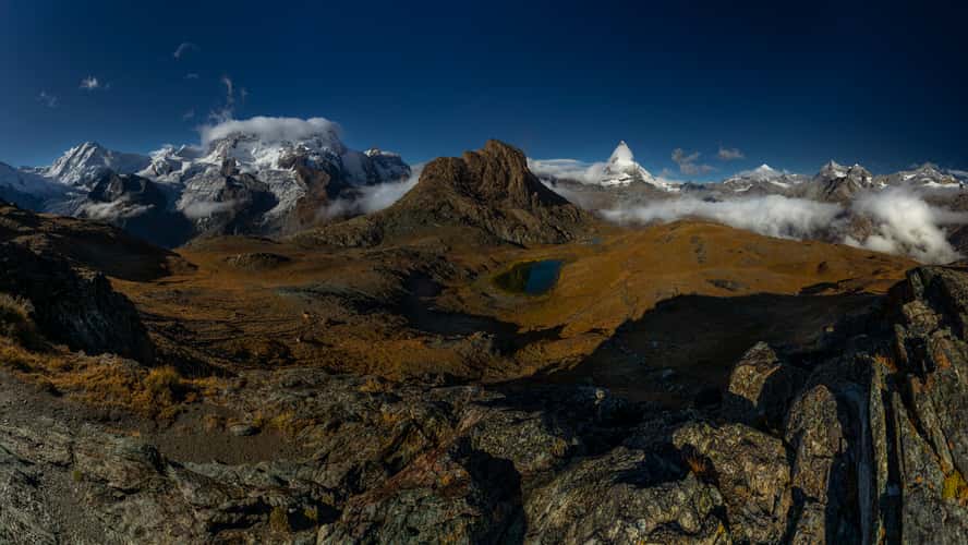 Riffelsee and Matterhorn view