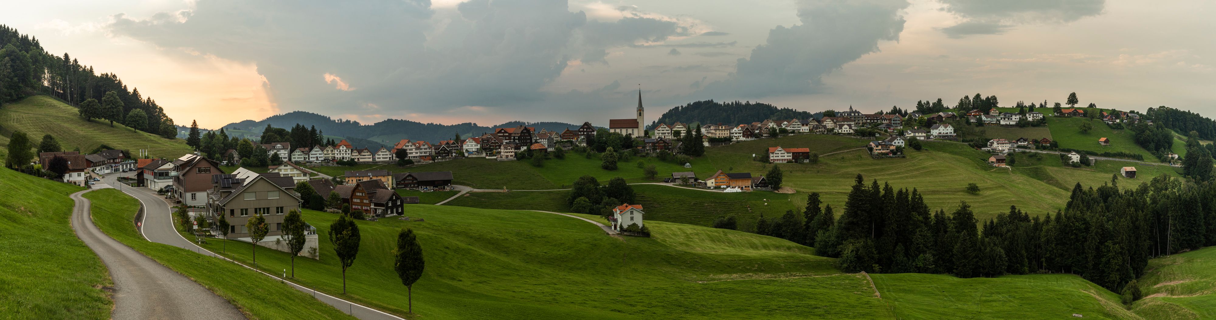 Schwellbrunn panorama, Switzerland