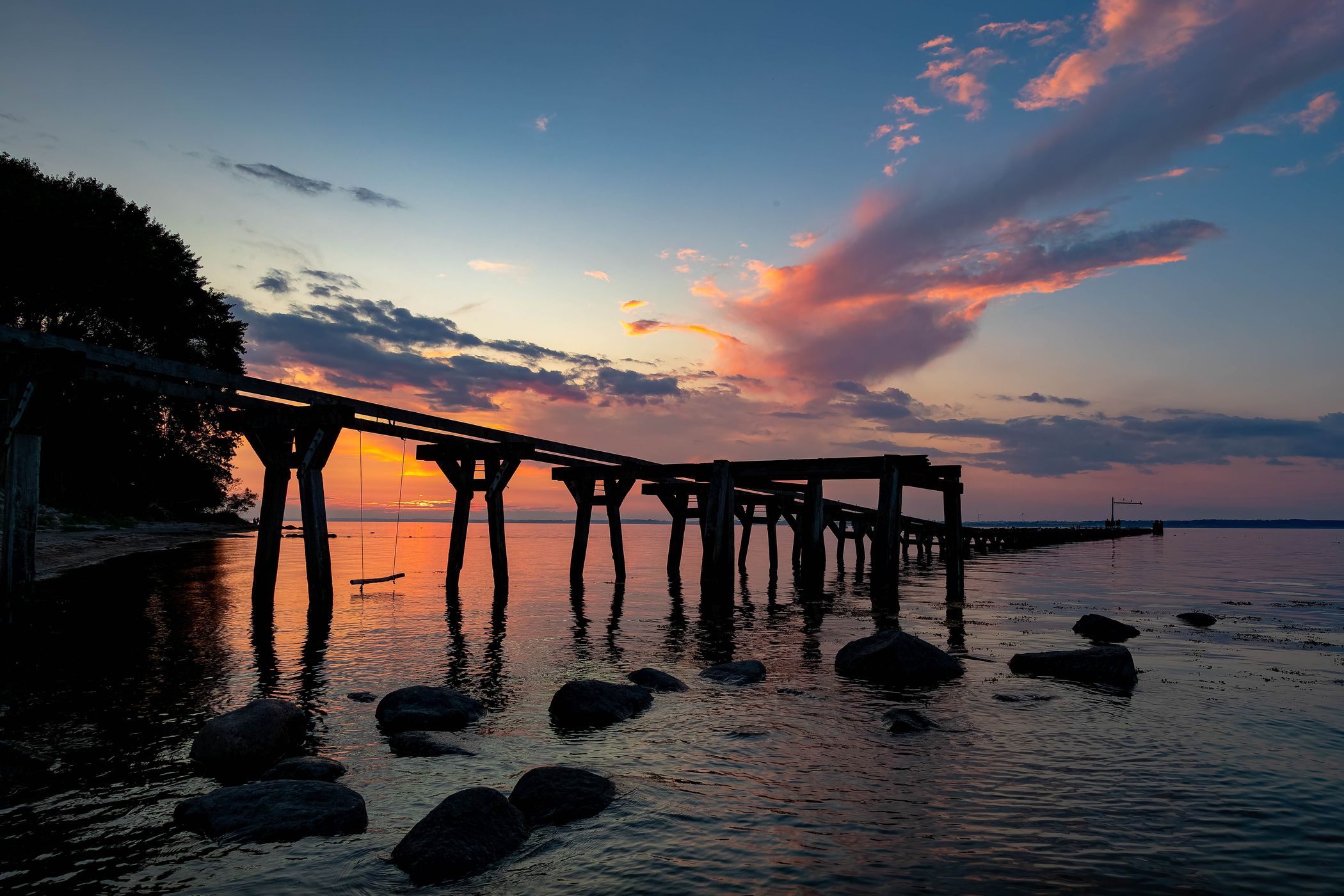 Seebrücke Neukirchen, Germany