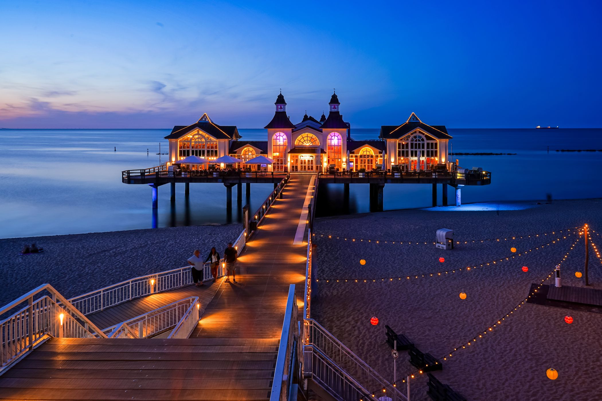 Sellin Pier View from above, Germany