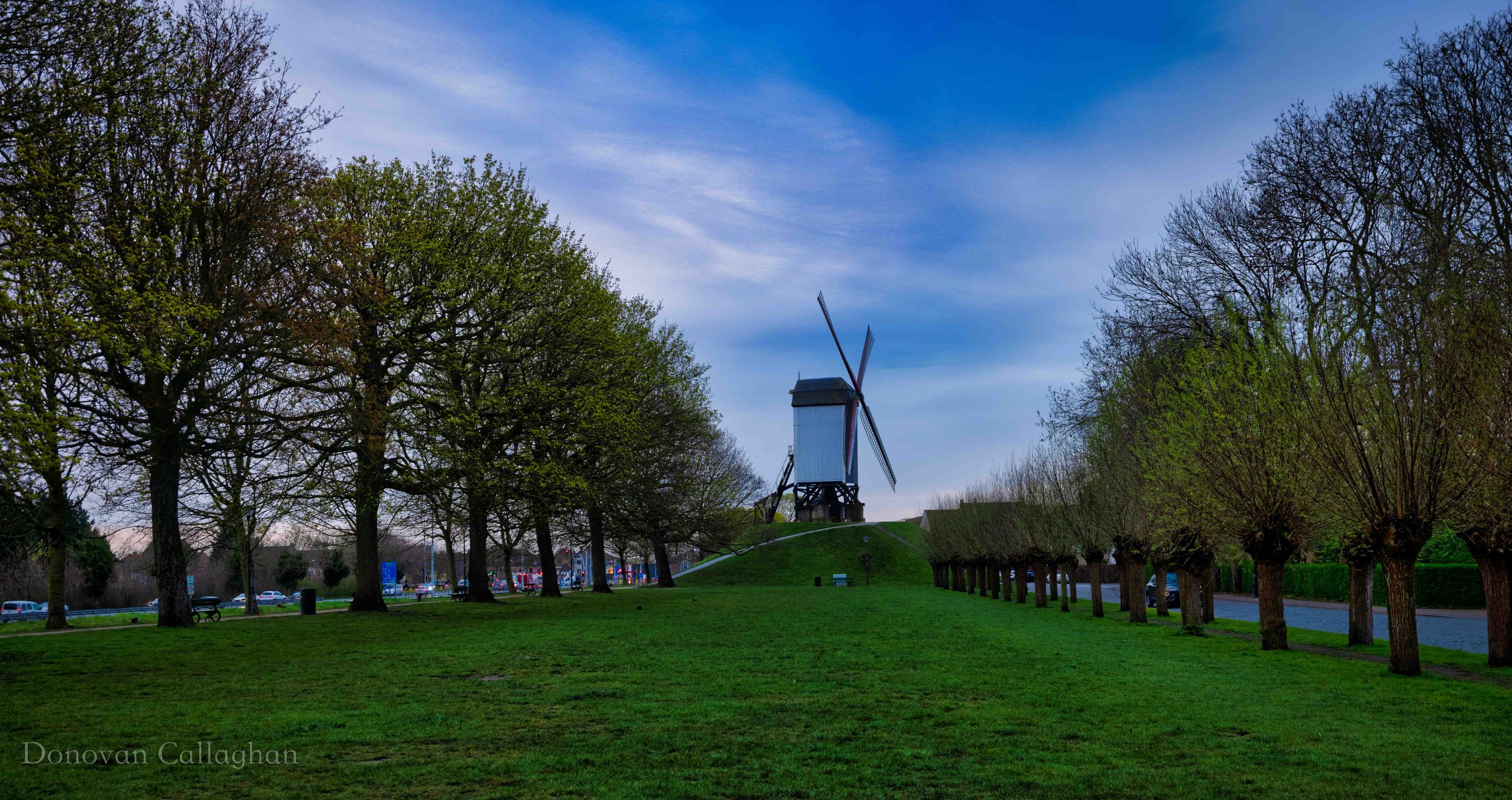 Sint Janshuismolen windmill, Bruges, Belgium