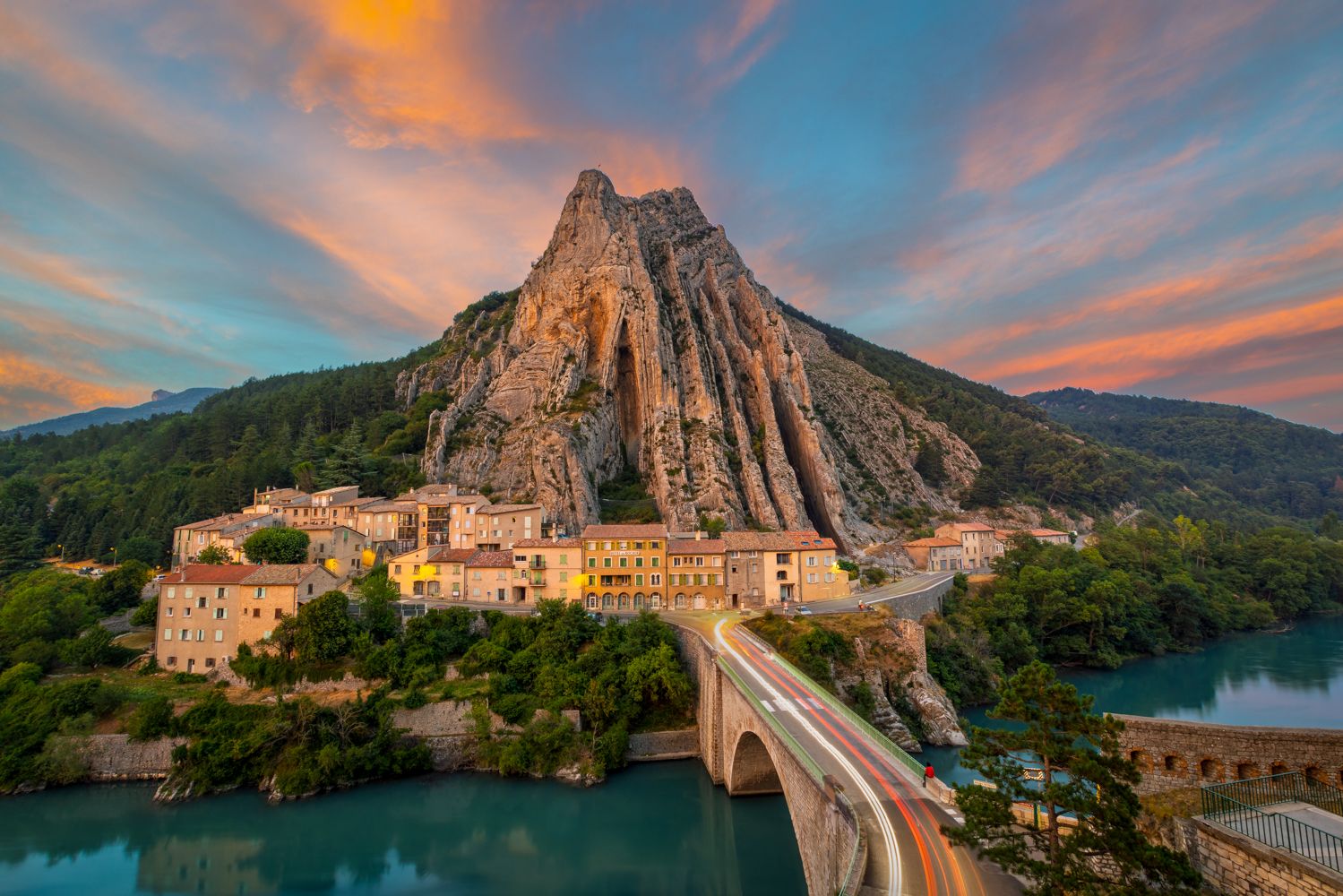 Sisteron Rock, France