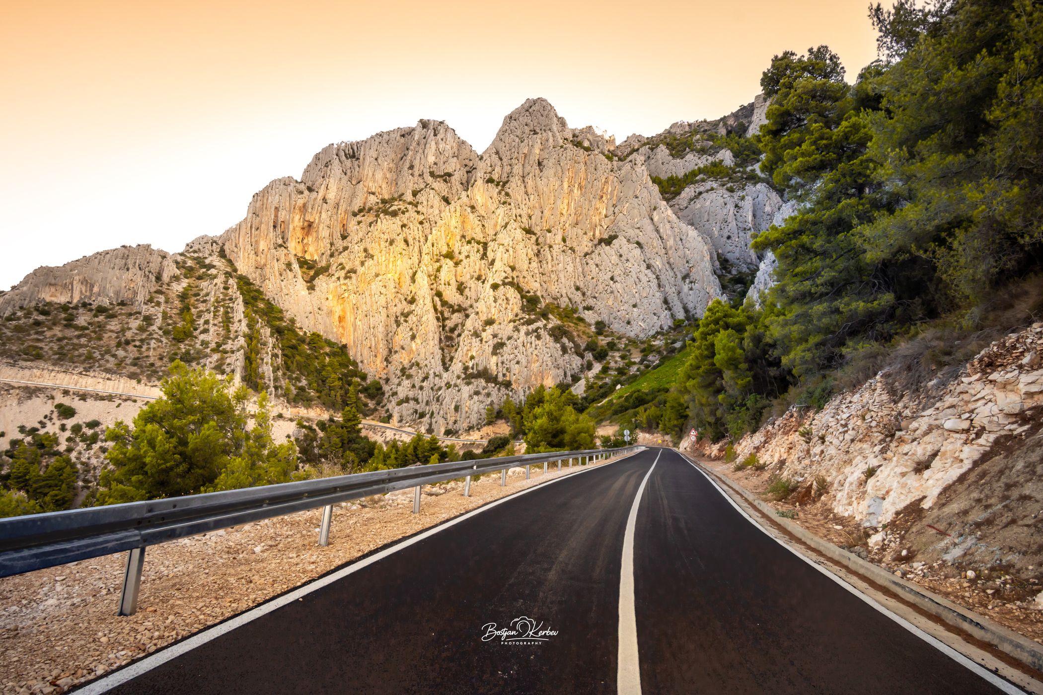 South Coast Road near Sveta Nedjelja, Hvar, Croatia