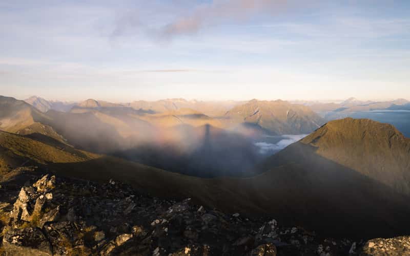 Spot behind the Peak, Kepler Track, Fiordland National Park