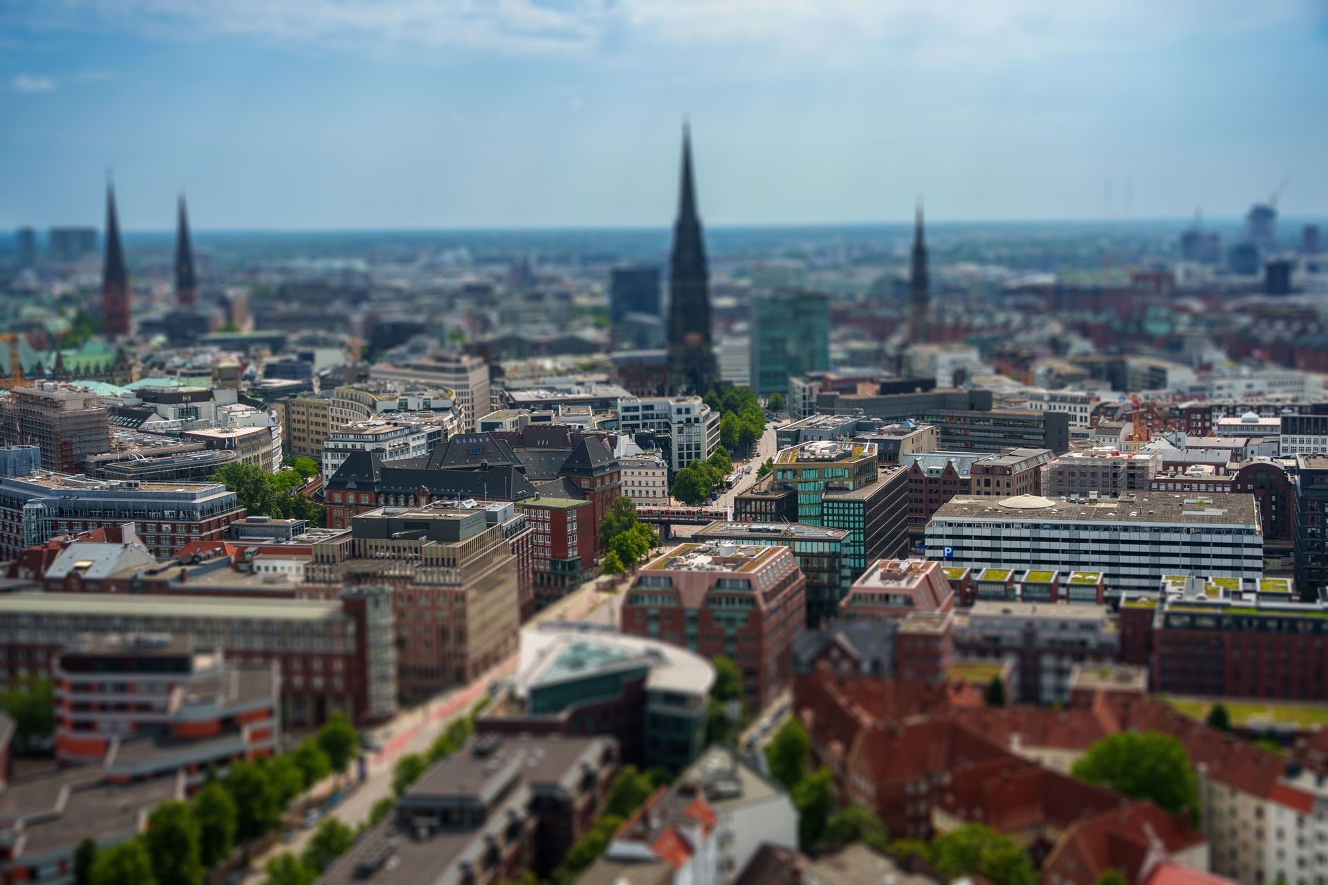 St. Michaelis Church Tower, Hamburg, Germany