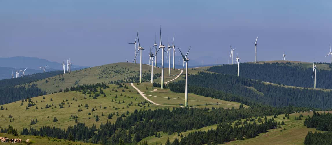 Stuhleck and Windpark Pretul