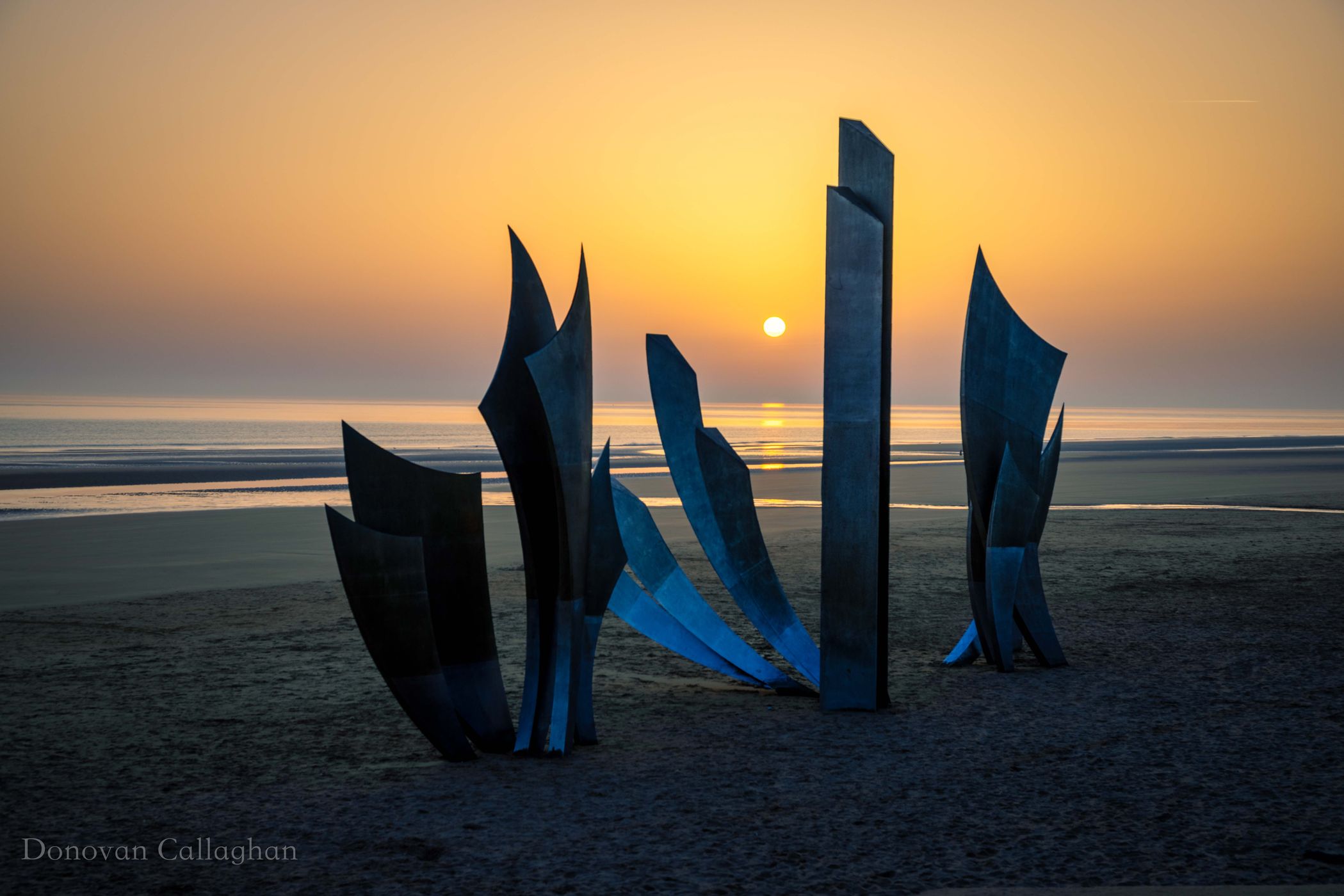 The Braves Sculpture, Omaha Beach, France