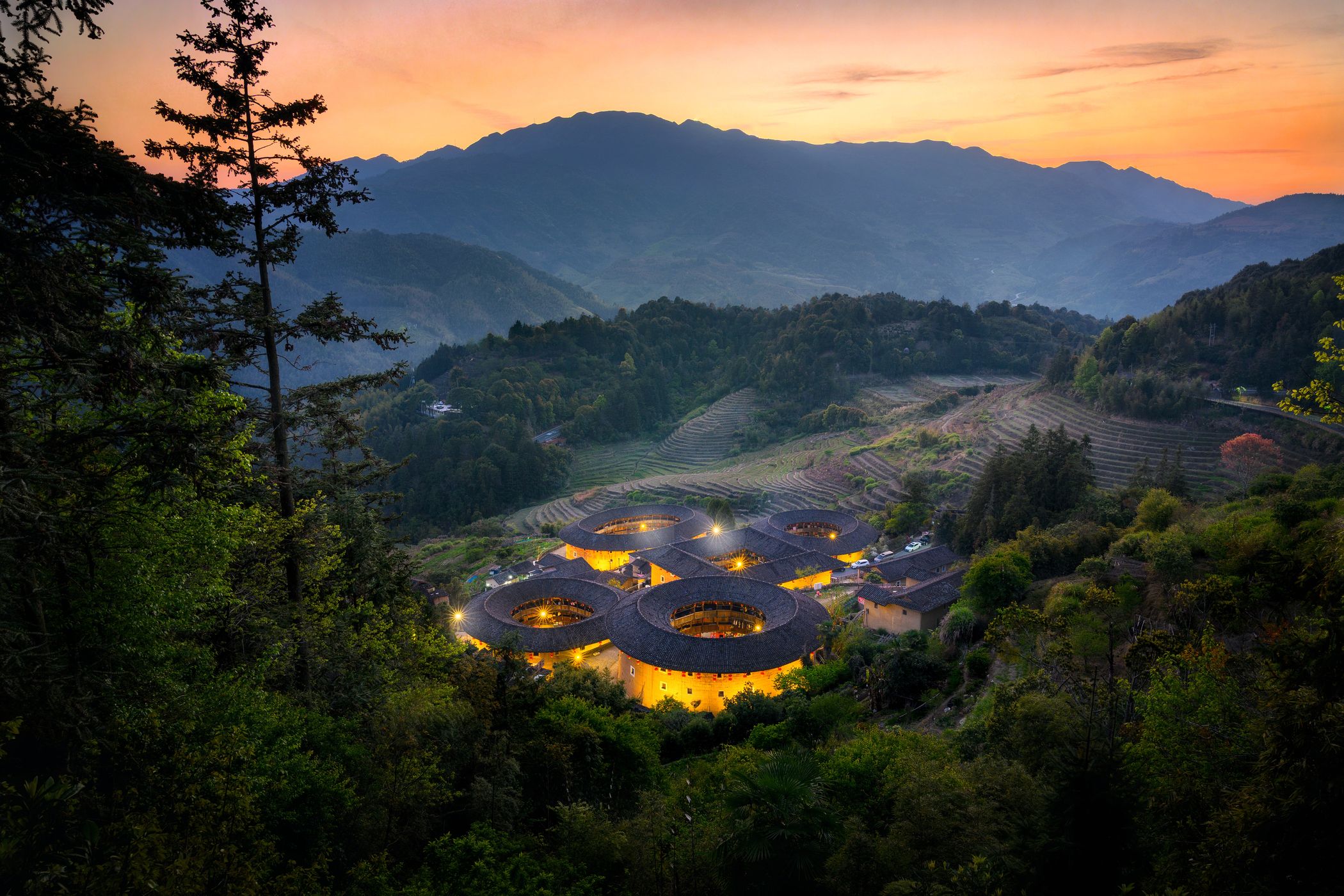 Tianluokeng Tulou Cluster, China