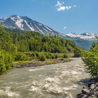 Tsina River View, USA