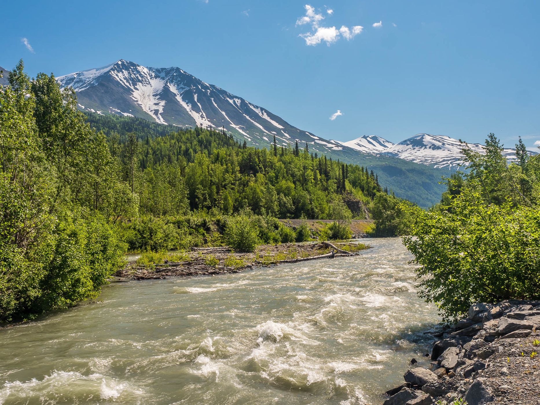 Tsina River View, USA