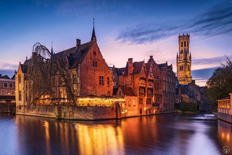 Typical view of Bruges