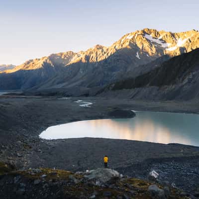 Unnamed Glacial Lake (Godley Hut), New Zealand