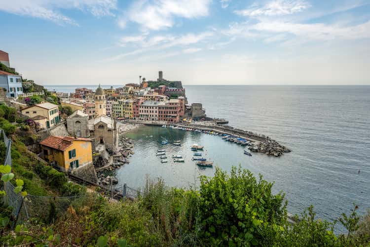 Vernazza from above