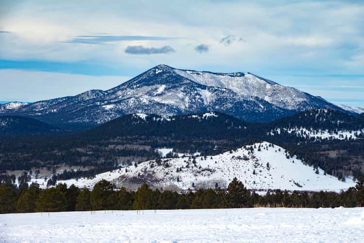 View or Kenrdrick Peak from Arizona Snowbowl