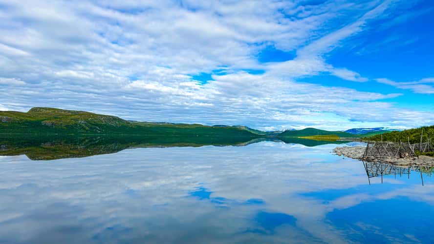 View over Alanen Kilpisjärvi