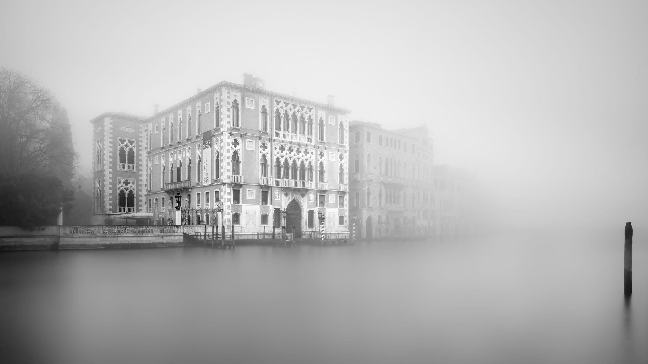 View to the west from Ponte dell'Accademia, Venice, Italy