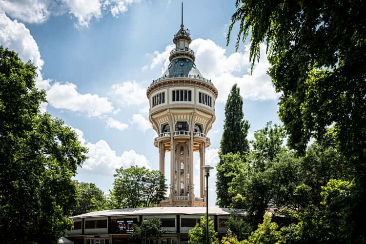 Wasserturm auf der Margareteninsel