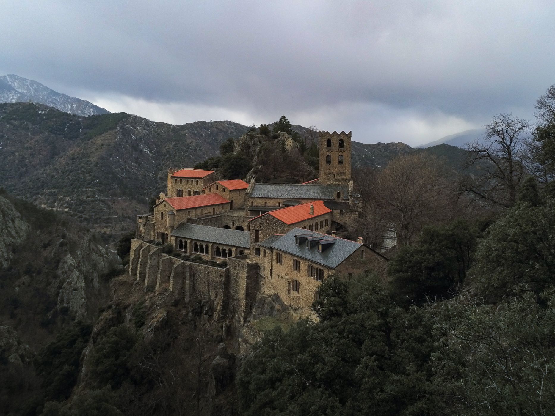 Abbey Saint-Martin-du-Canigou, France