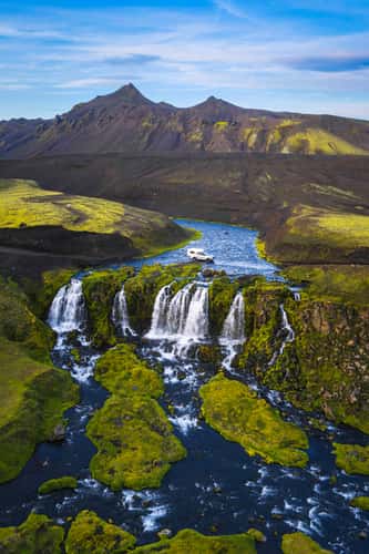 Blafjallafoss, Icelandic Highlands