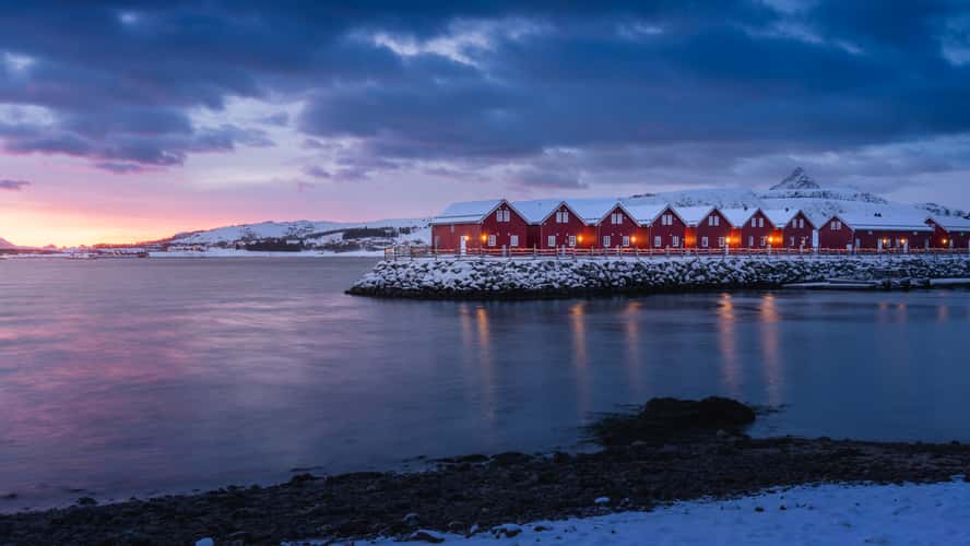 Cabins at Lofoten Base Camp
