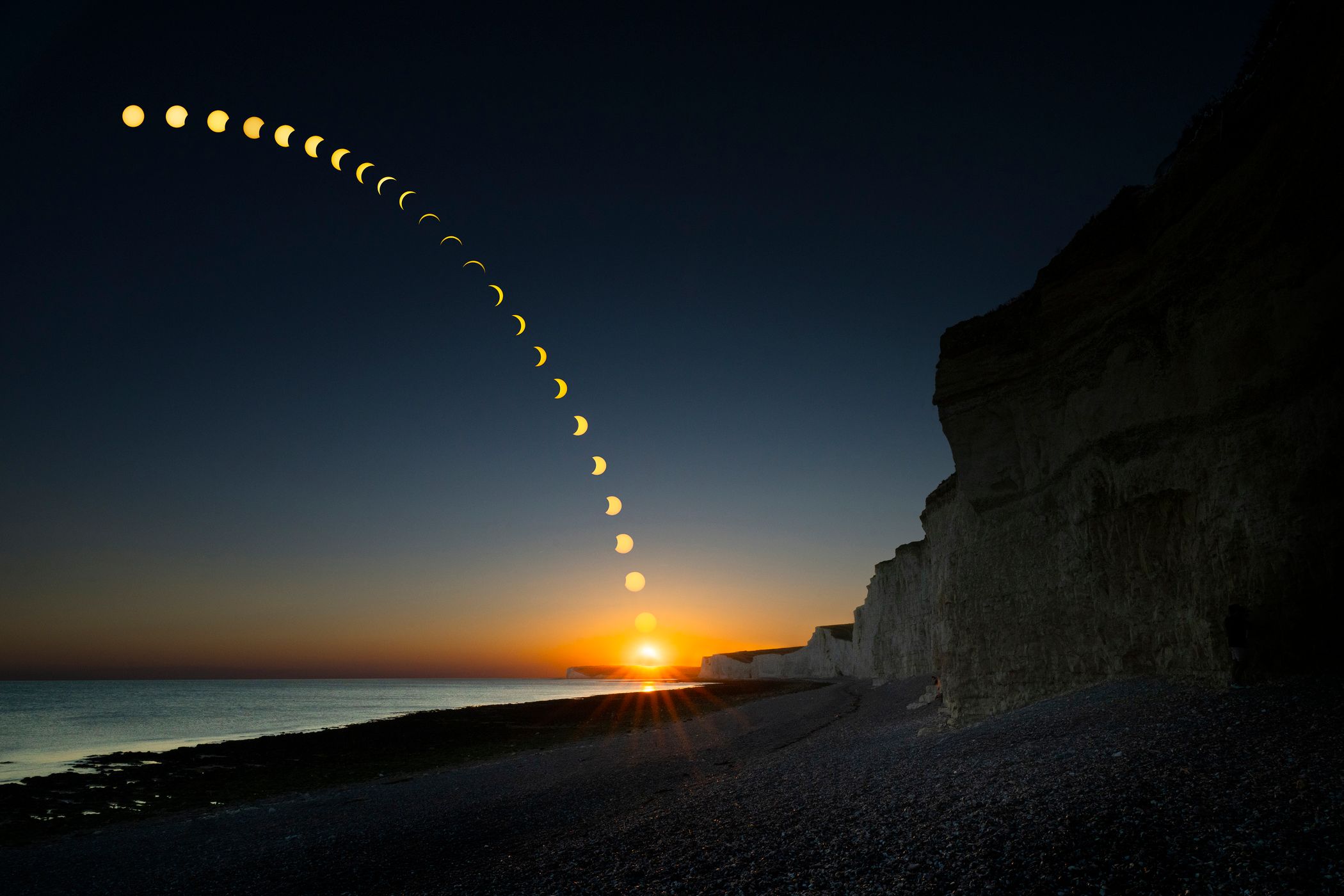Coastguard Cottages and The Seven Sisters, United Kingdom