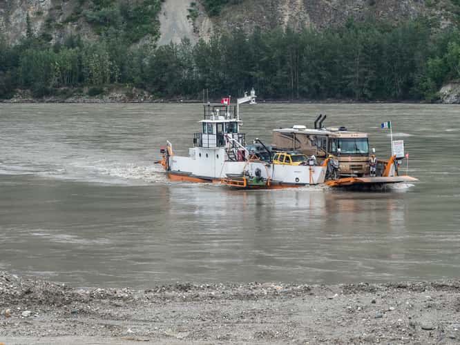 Dawson City Yukon Ferry