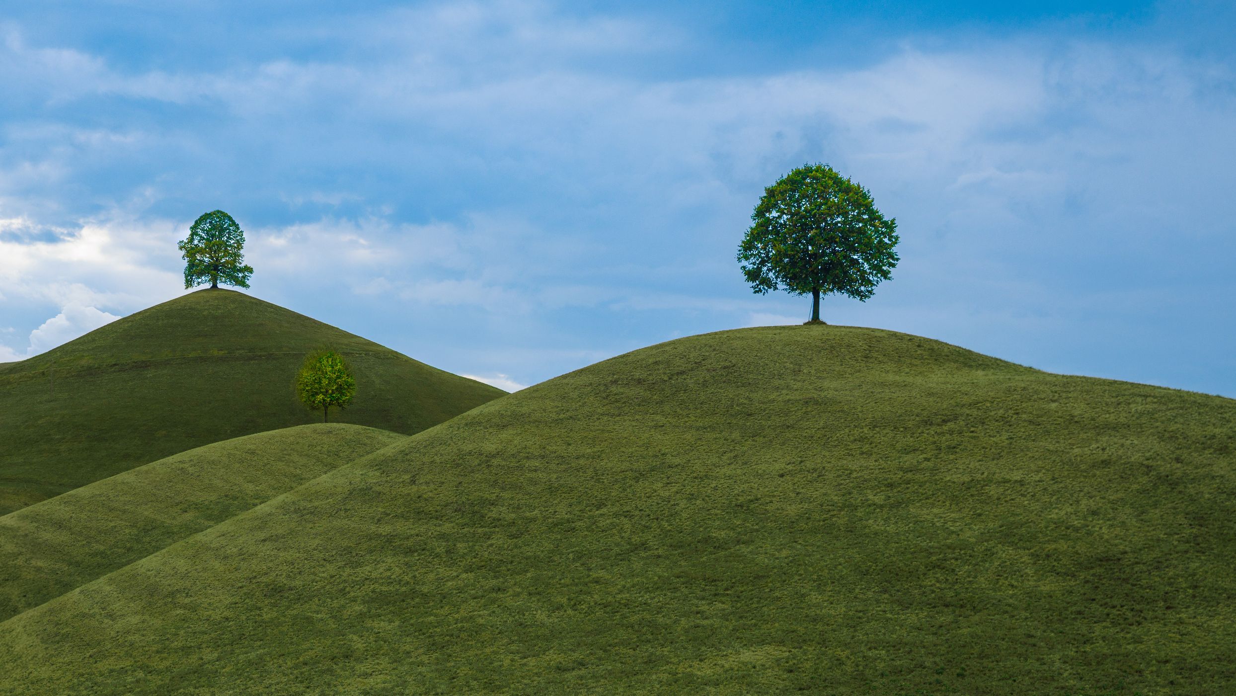 Drumlins Neuheim, Switzerland
